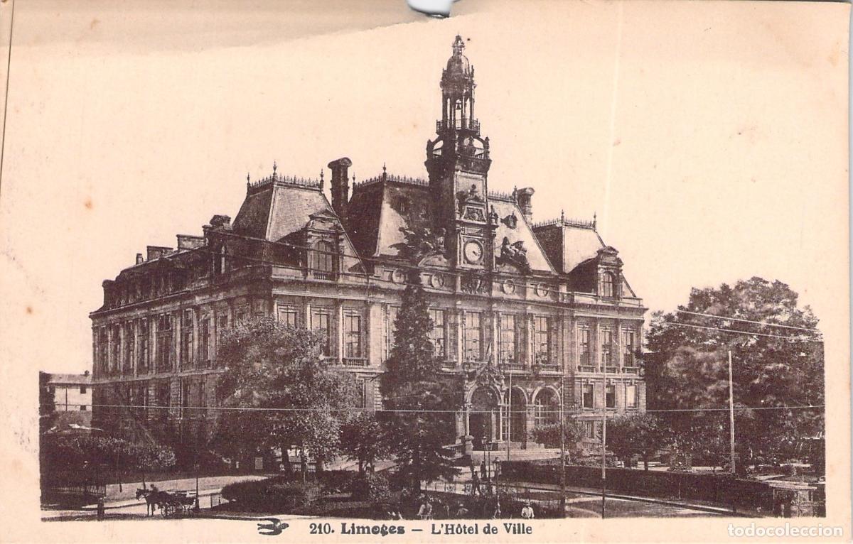 Cartes Postales: Postal de Limoges - L'H&ocirc;tel de Ville, Francia