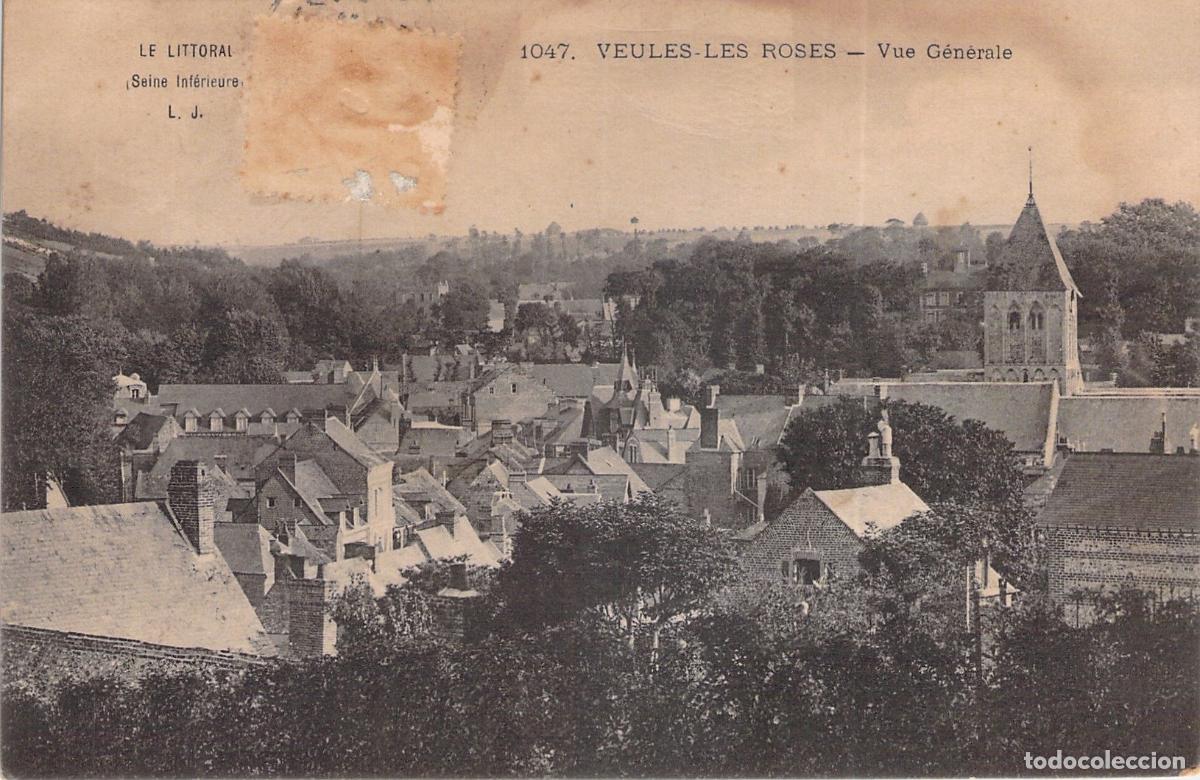 Cartes Postales: Postal de Veules-les-Roses, Francia - Vista General del Pueblo