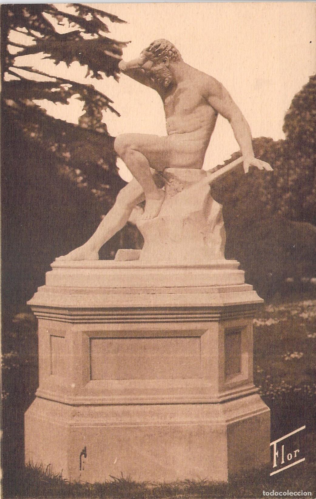 Cartes Postales: Postal de la Estatua de Ca&iacute;n en el Jard&iacute;n de la Br&egrave;che, Niort