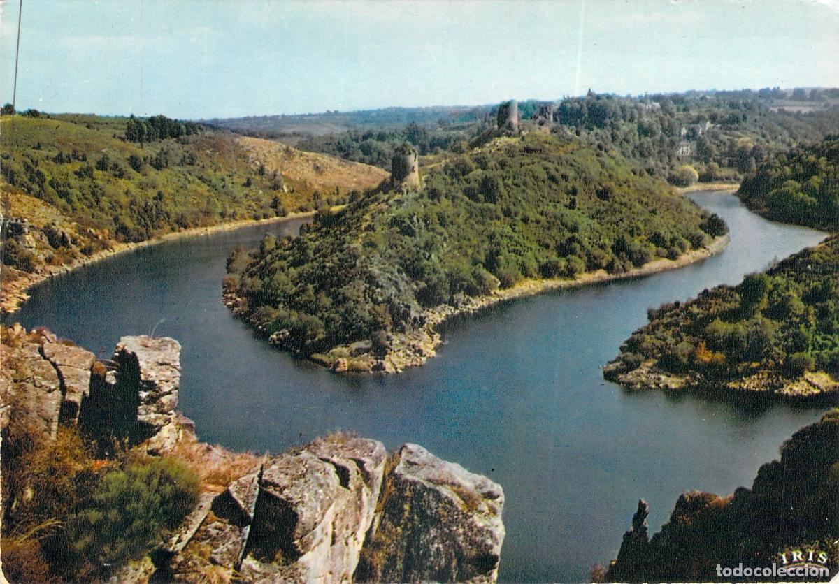 Cartes Postales: Postal del Valle de la Creuse y las Ruinas del Castillo de Crozant