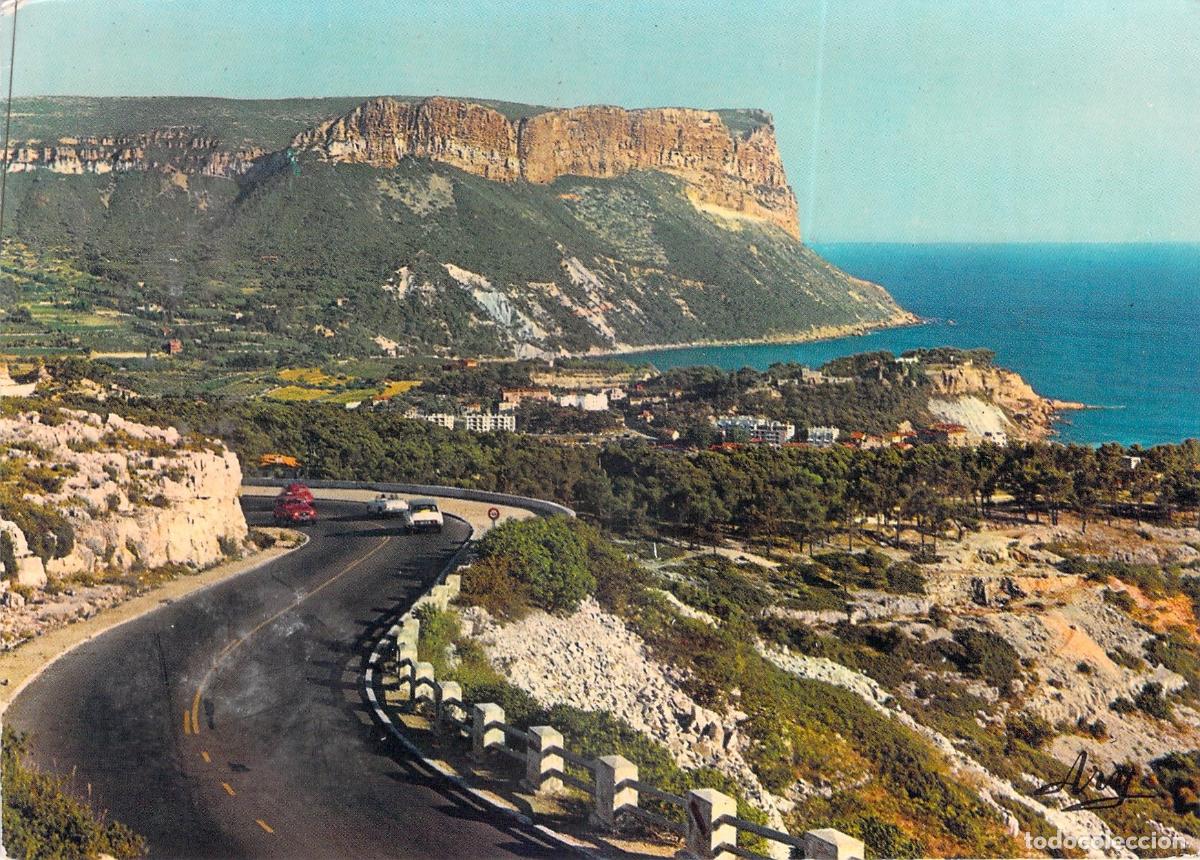 Postales: Postal de Cassis, Route de la Gineste y Cap Canaille, Francia