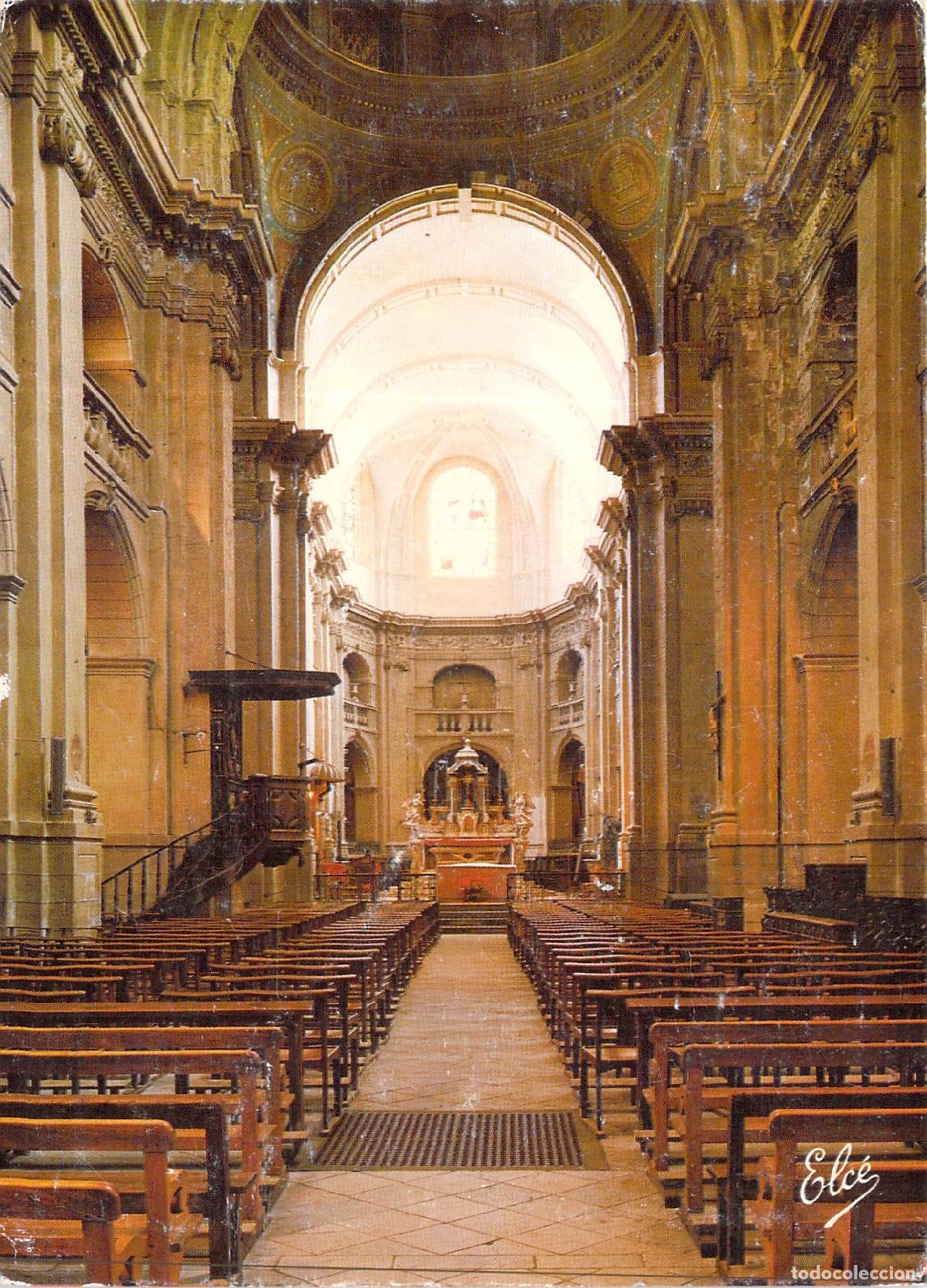 Postales: Postal del Interior de la Catedral de Dax, Landes, Francia