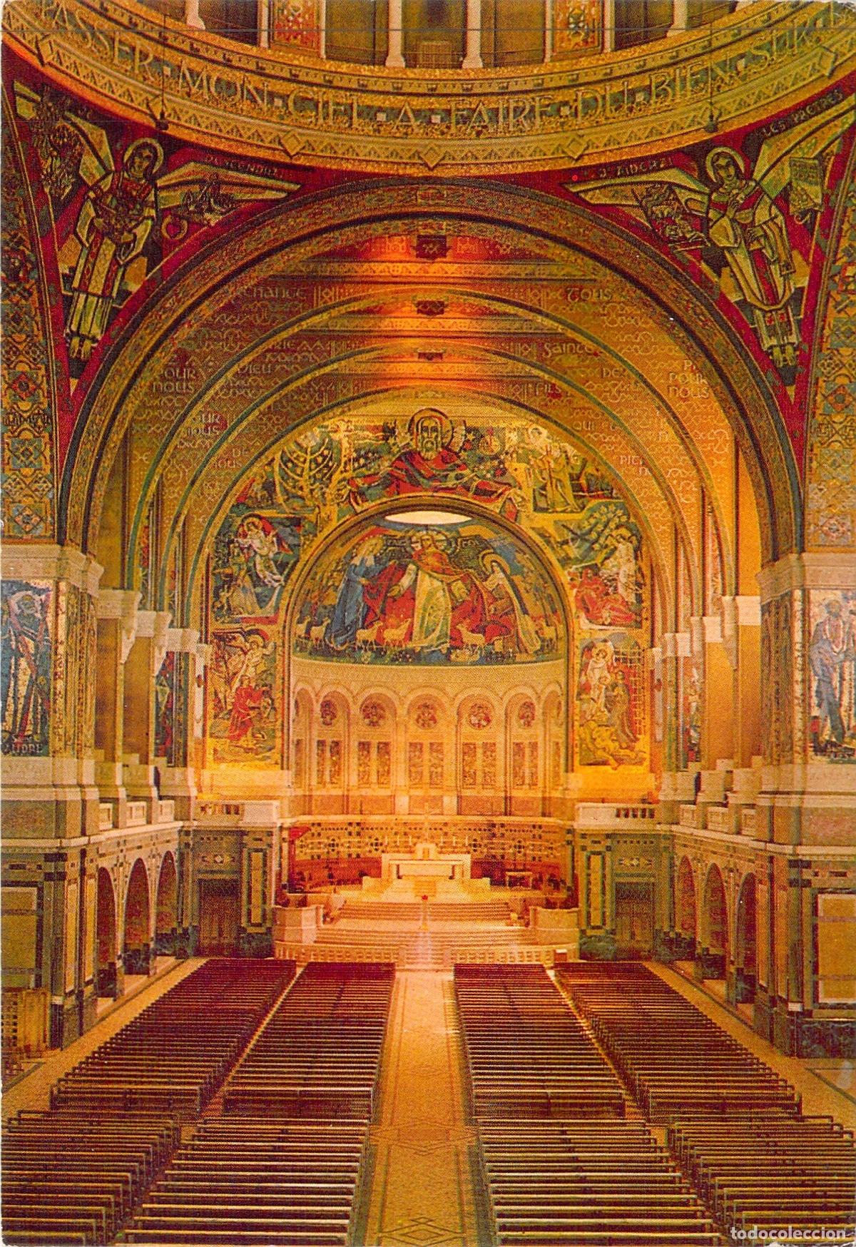 Postales: Postal de la Bas&iacute;lica de Santa Teresa de Lisieux, Francia