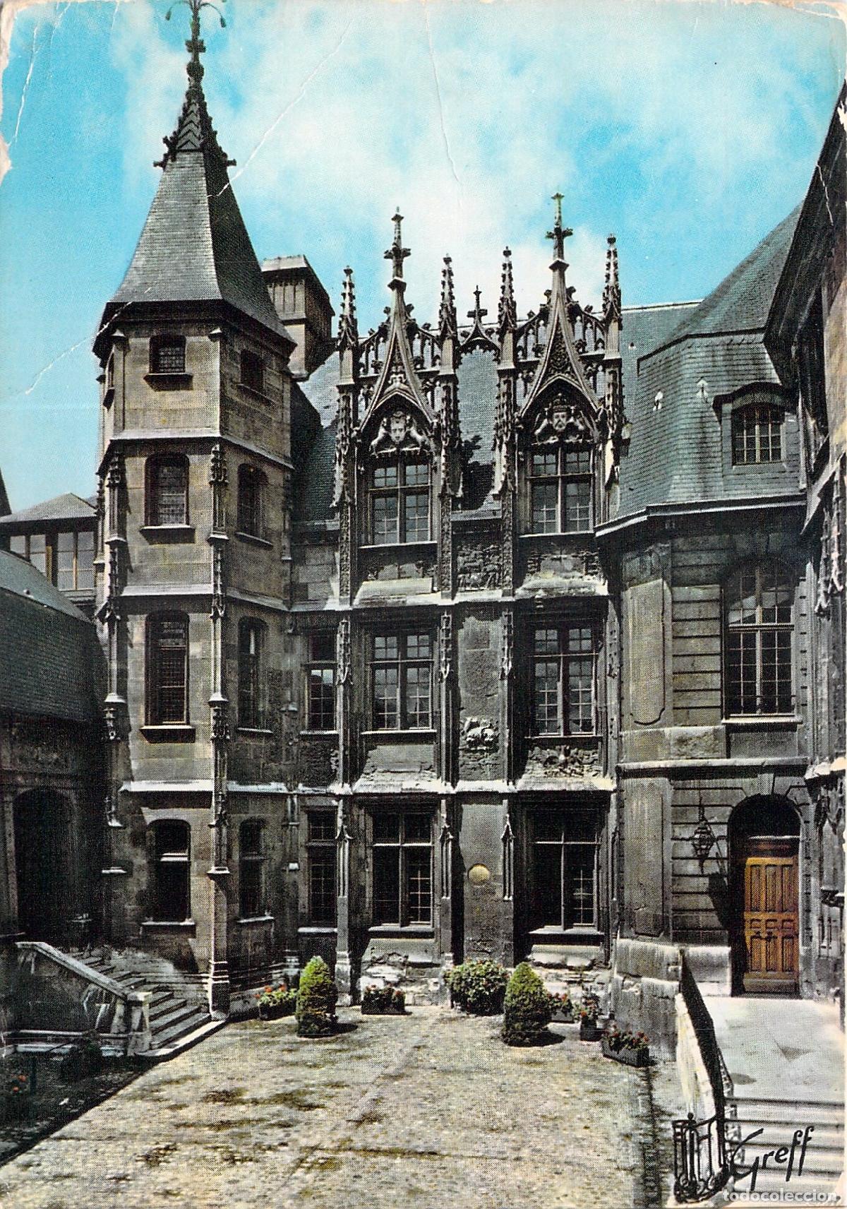 Postales: Postal del H&ocirc;tel de Bourgtheroulde en Rouen, Normand&iacute;a, Francia
