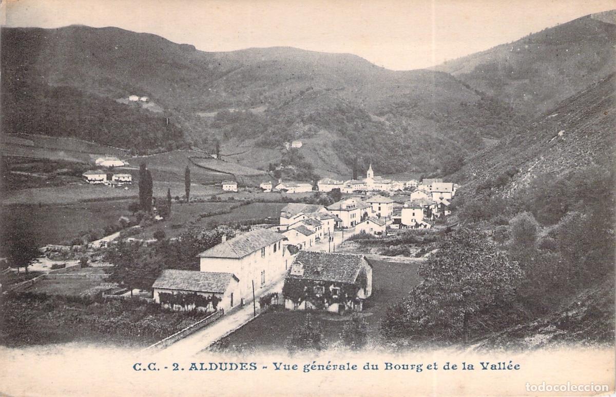 Postcards: Postal de Aldudes, Francia - Vista General del Pueblo y el Valle