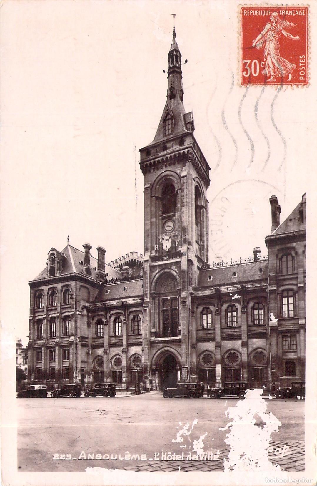 Postcards: Postal de Angulema Francia Ayuntamiento H&ocirc;tel de Ville