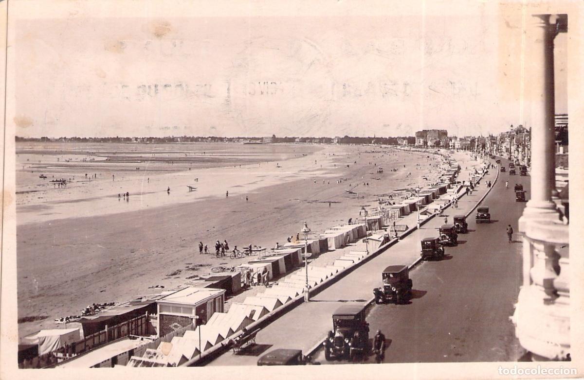 Postcards: Postal de la Playa de La Baule hacia Le Pouliguen Francia