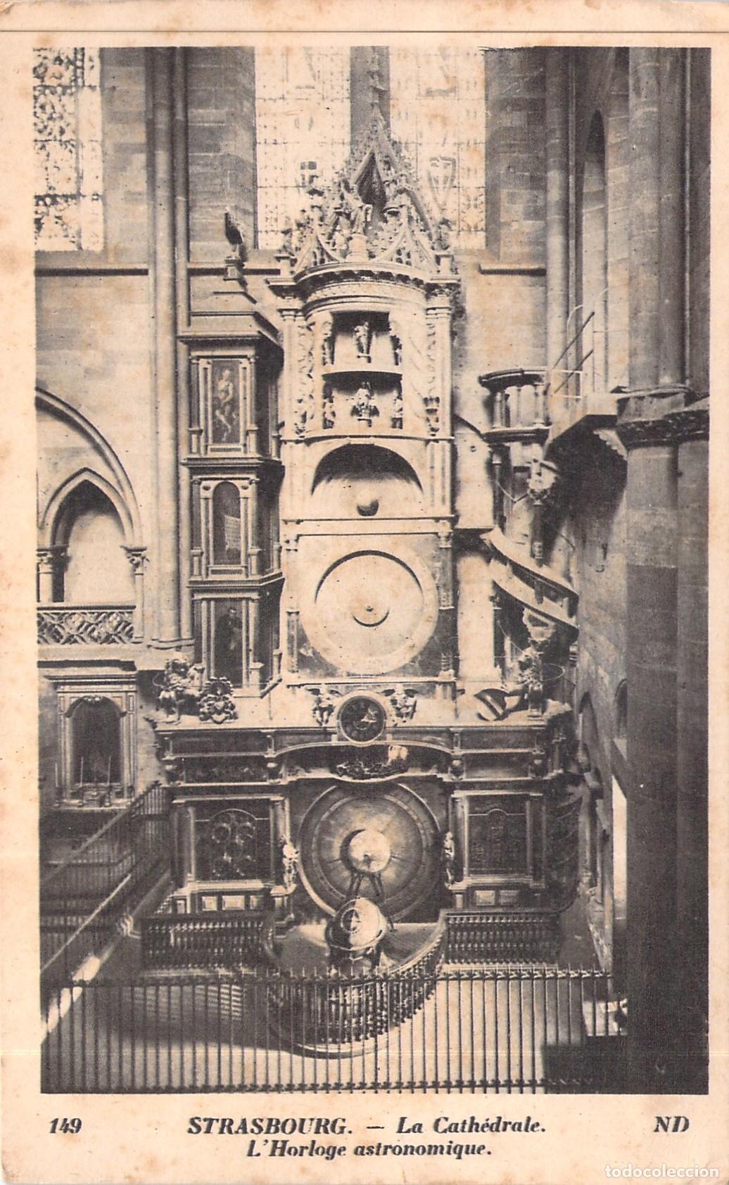 Postales: Postal de la Catedral de Estrasburgo - Reloj Astron&oacute;mico