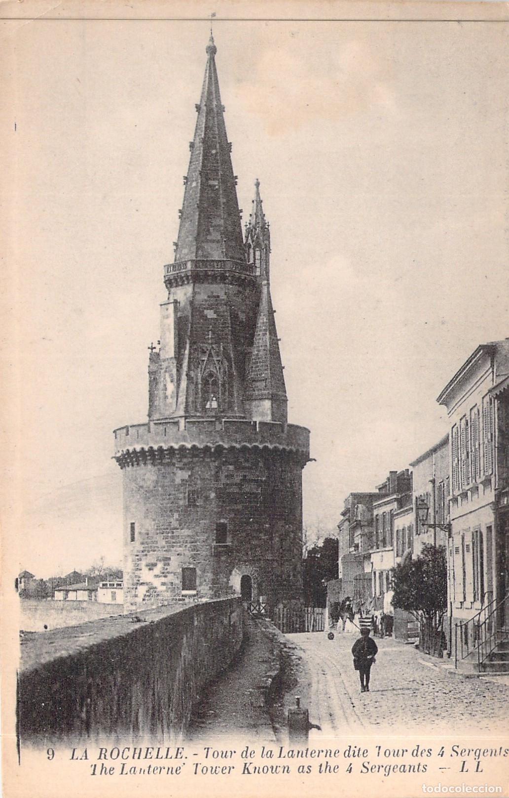 Postales: Tarjeta Postal de la Torre de la Lanterne en La Rochelle Francia