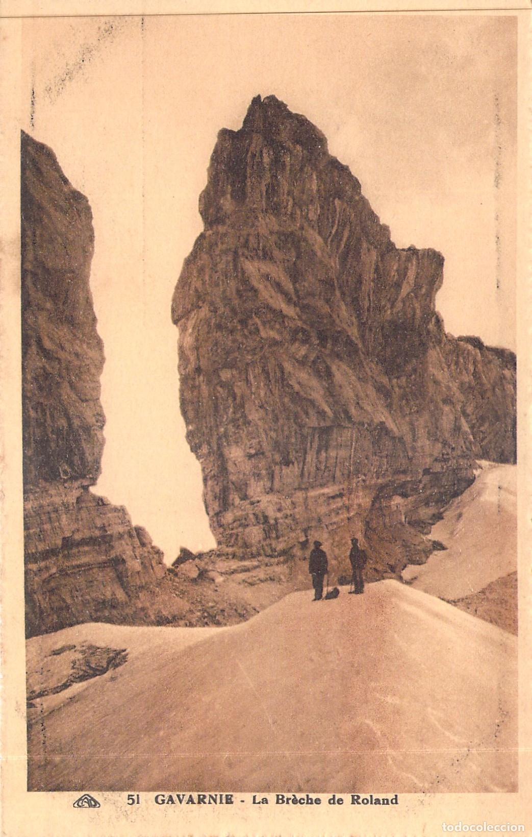 Postales: Postal de Gavarnie y la Brecha de Rolando, Pirineos Franceses