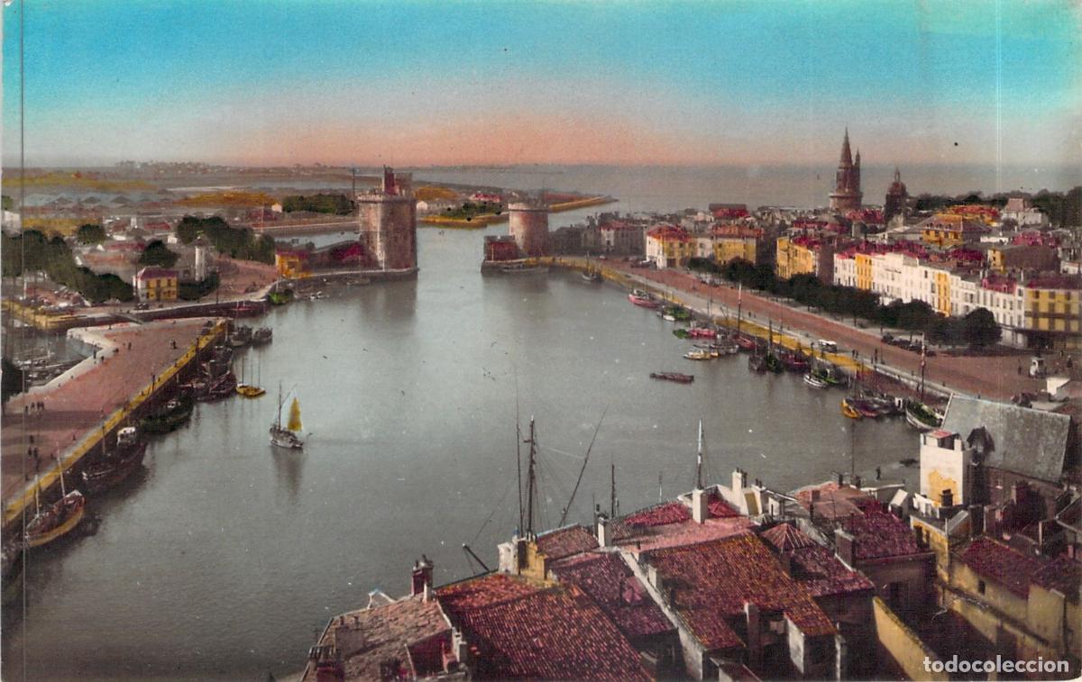 Postales: Postal de La Rochelle - Vista General del Puerto y sus Torres