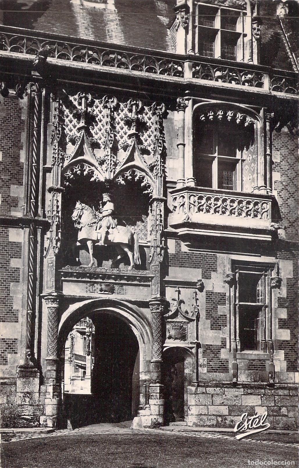 Postales: Postal del Castillo de Blois, Fachada de Luis XII, Francia