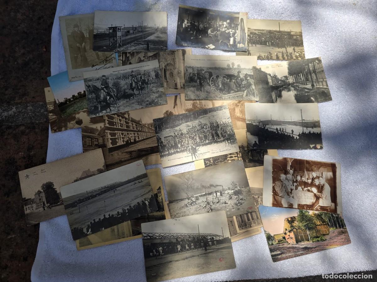 Postales: Lote Postales fotografias WWI primera guerra mundial Belgica