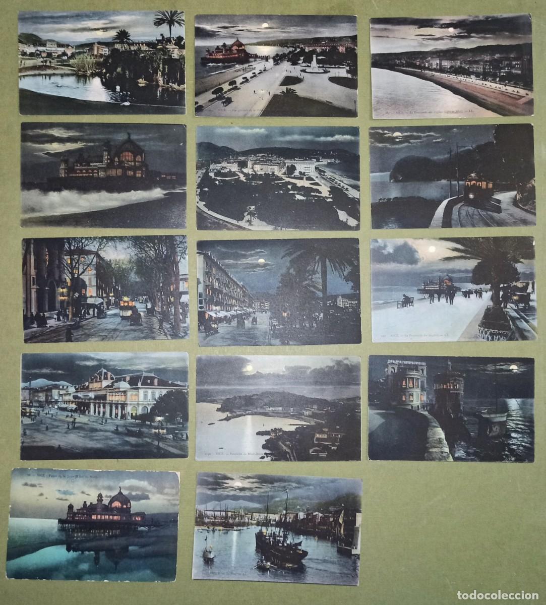 Cartes Postales: 14 Postales Antiguas de Niza (Nice) &ndash; Principios S. XX. 13 de LL (Louis L&eacute;vy) y 1 de Jean Gilleta