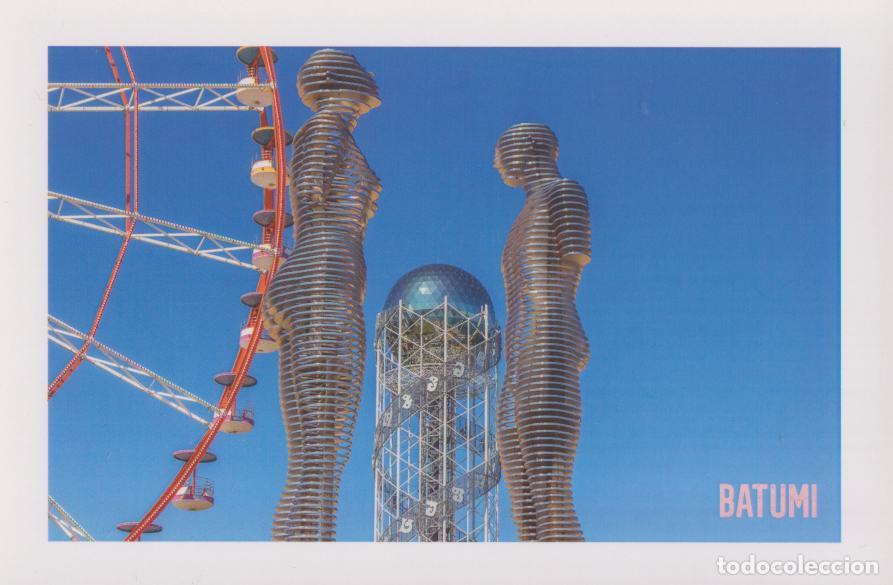 Postales: GEORGIA, BATUMI, ESTATUAS DE AL&Iacute; Y NINO &ndash; SHARE YOUR EMOTIONS &ndash; S/C