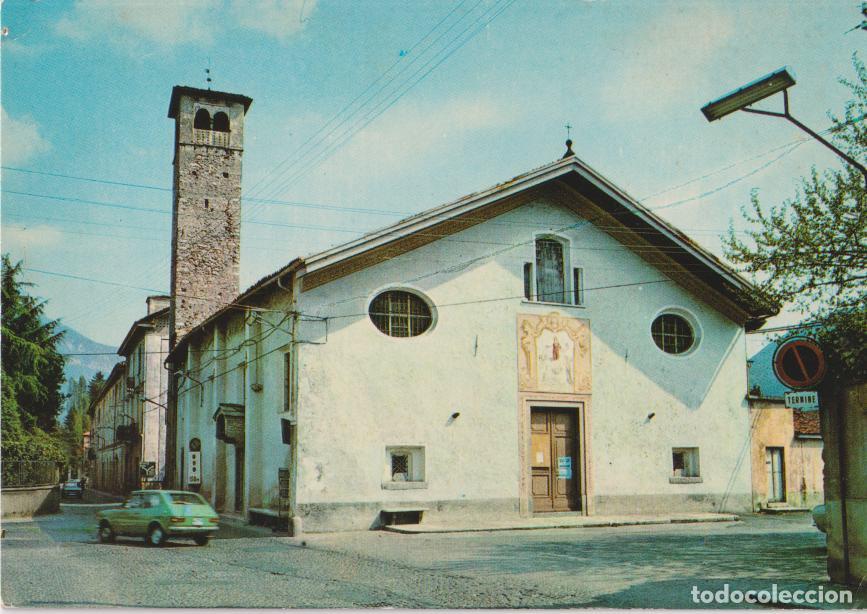 Postales: ITALIA, VERCELLI, BORGOSESIA, IGLESIA S.MARTA - ED.FOT.BONDA - ESCRITA