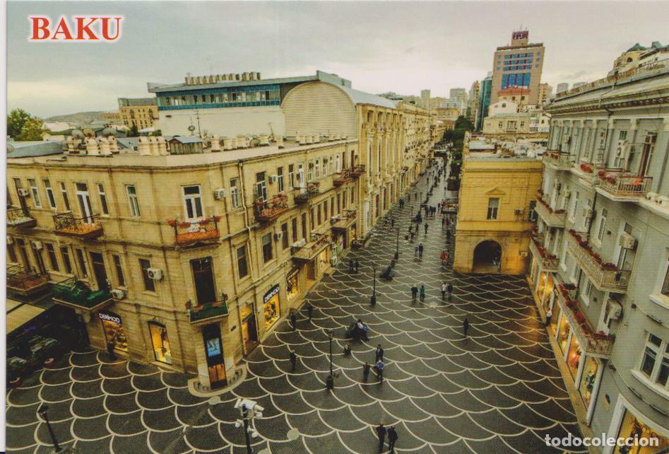 Postales: BAK&Uacute; (AZERBAIY&Aacute;N) CALLE NIZAMI (CALLE COMERCIAL) &ndash; EDITOR SOHBET MAMMADOV &ndash; S/C