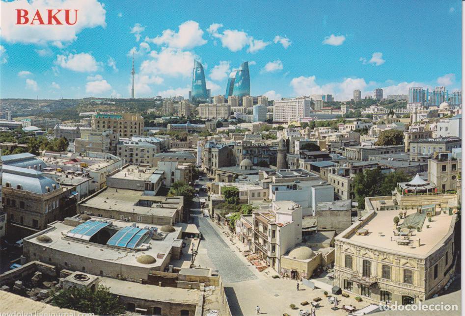 Postales: BAK&Uacute; (AZERBAIY&Aacute;N) CIUDAD VIEJA, VISTA DESDE LA TORRE DE LA DONCELLA &ndash; EDITOR SOHBET MAMMADOV &ndash; S/C