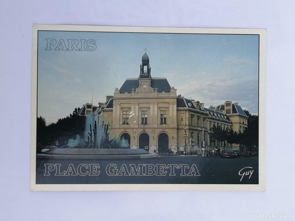 Postales: POSTAL 18891 SIN USO-FRANCIA GUY LECONTE -2483 PARIS PLACE GAMBETTA LA FONTAINE ET DIXMIER