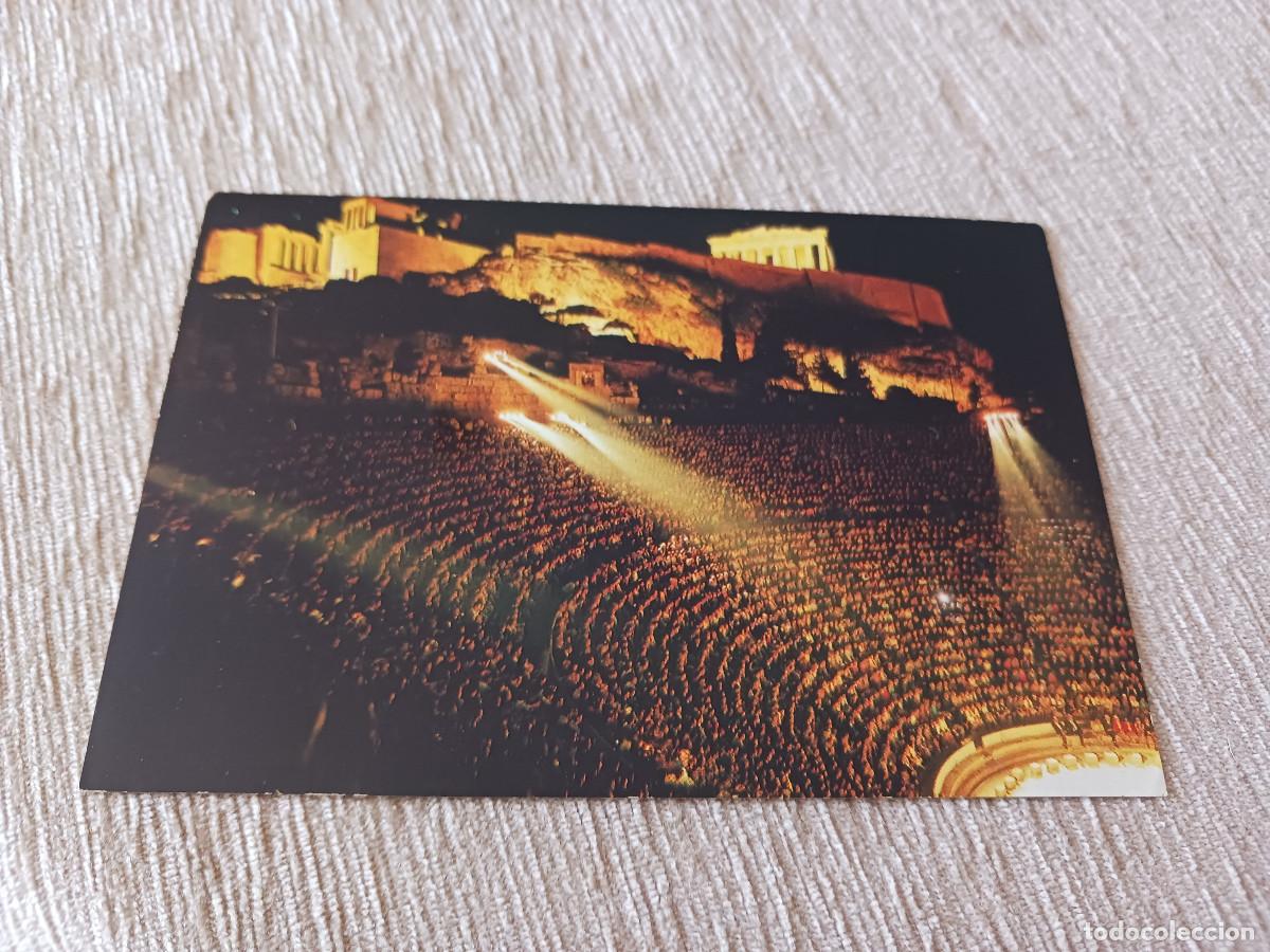 Postales: grecia, atenas el odeon de herodes, atico iluminado