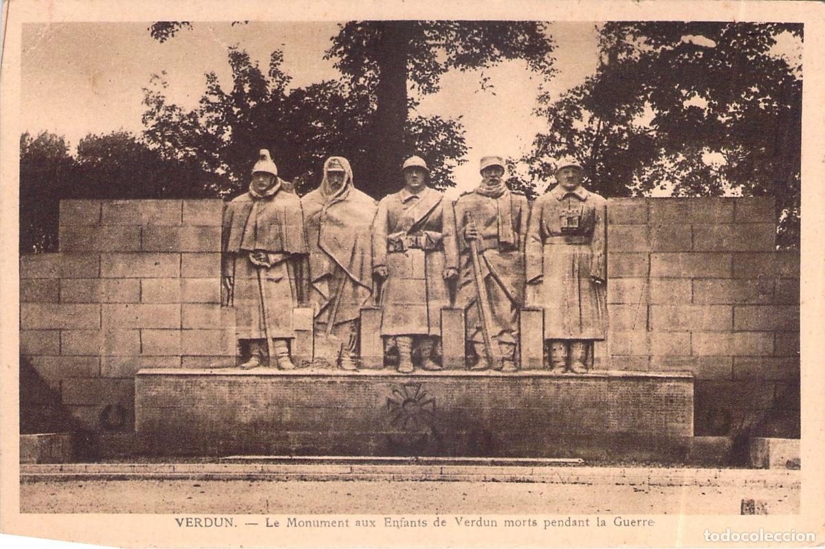Postales: Postal Monumento a los Ca&iacute;dos de Verd&uacute;n, Francia