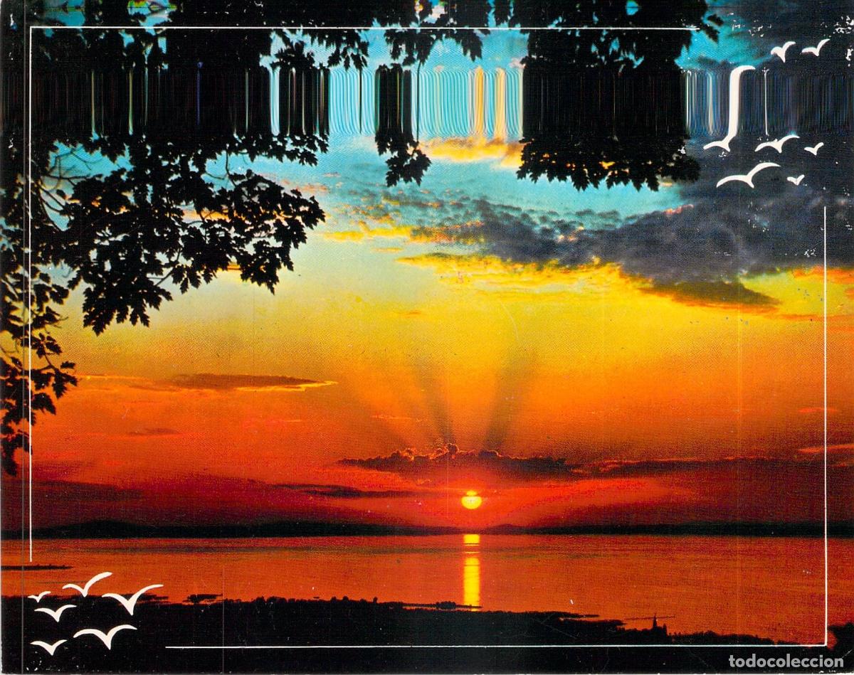 Postales: Postal Atardecer en la Riviera Adri&aacute;tica Rimini Italia