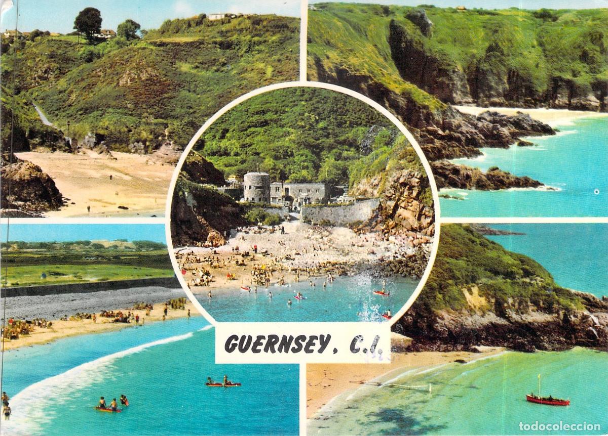 Postales: Postal de Guernsey, Islas del Canal - Vistas de Playas y Costa