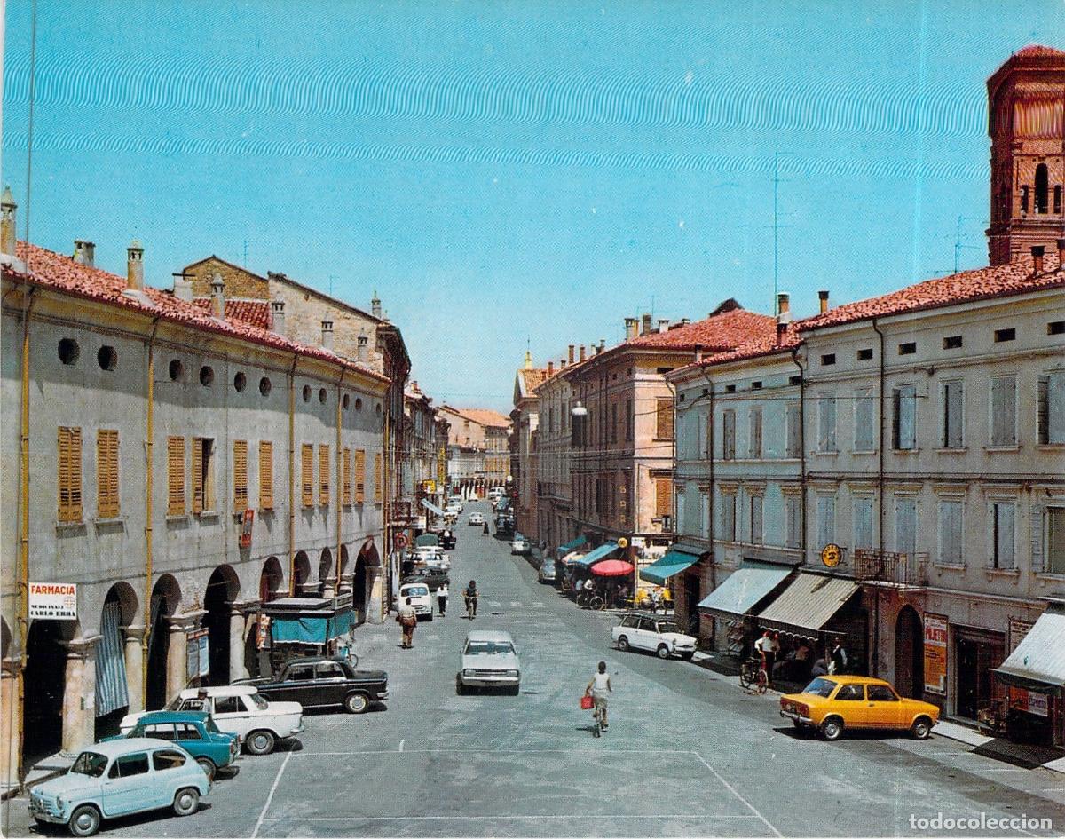 Postales: Postal Concordia Piazza Repubblica e Via della Pace Italia Coches Cl&aacute;sicos