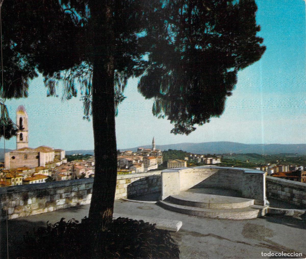 Postales: Postal de Perugia Panorama desde el Belvedere Italia Tarjeta QSL