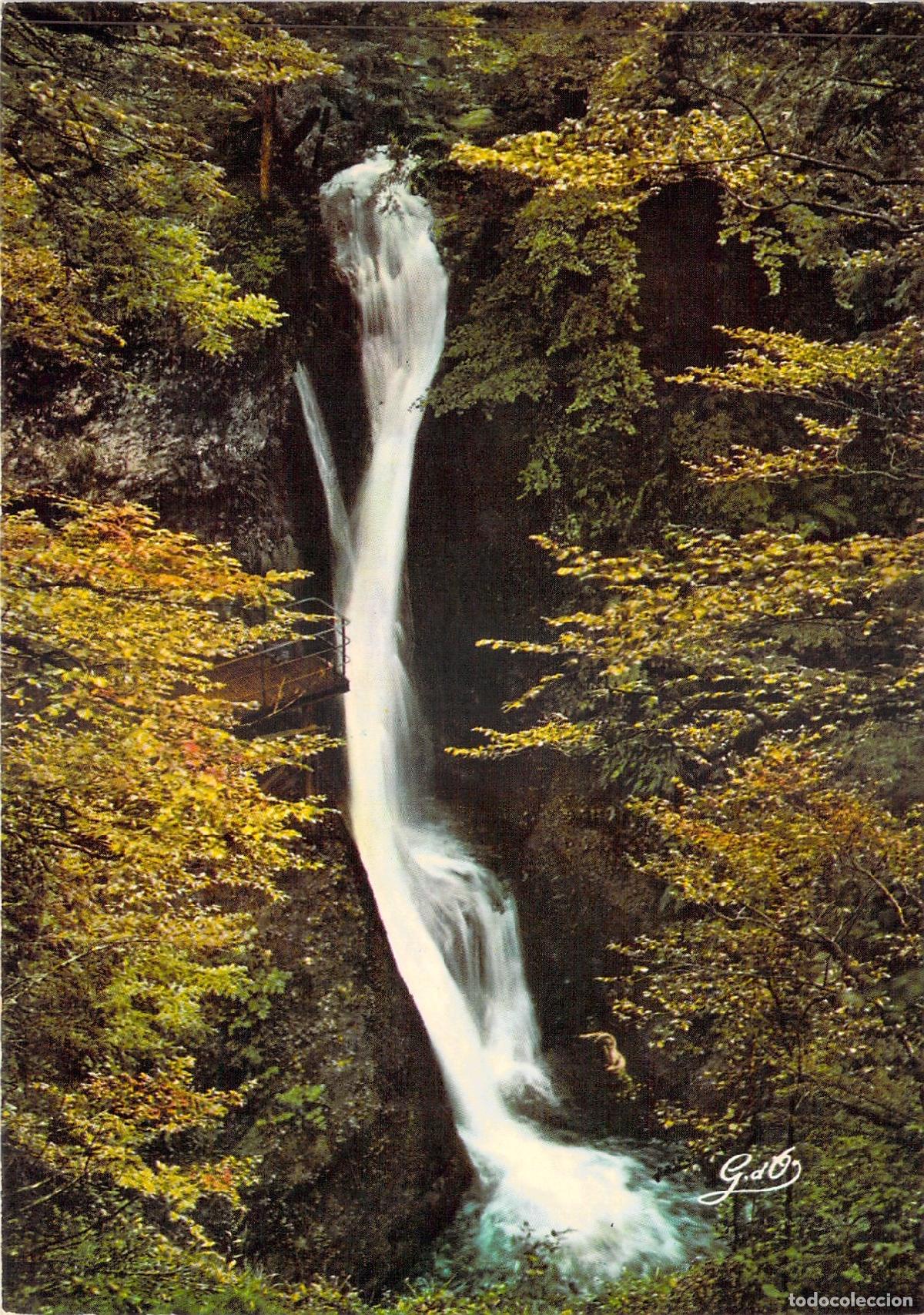 Postales: Postal Cascada del Plat &agrave; Barbe Auvergne Francia