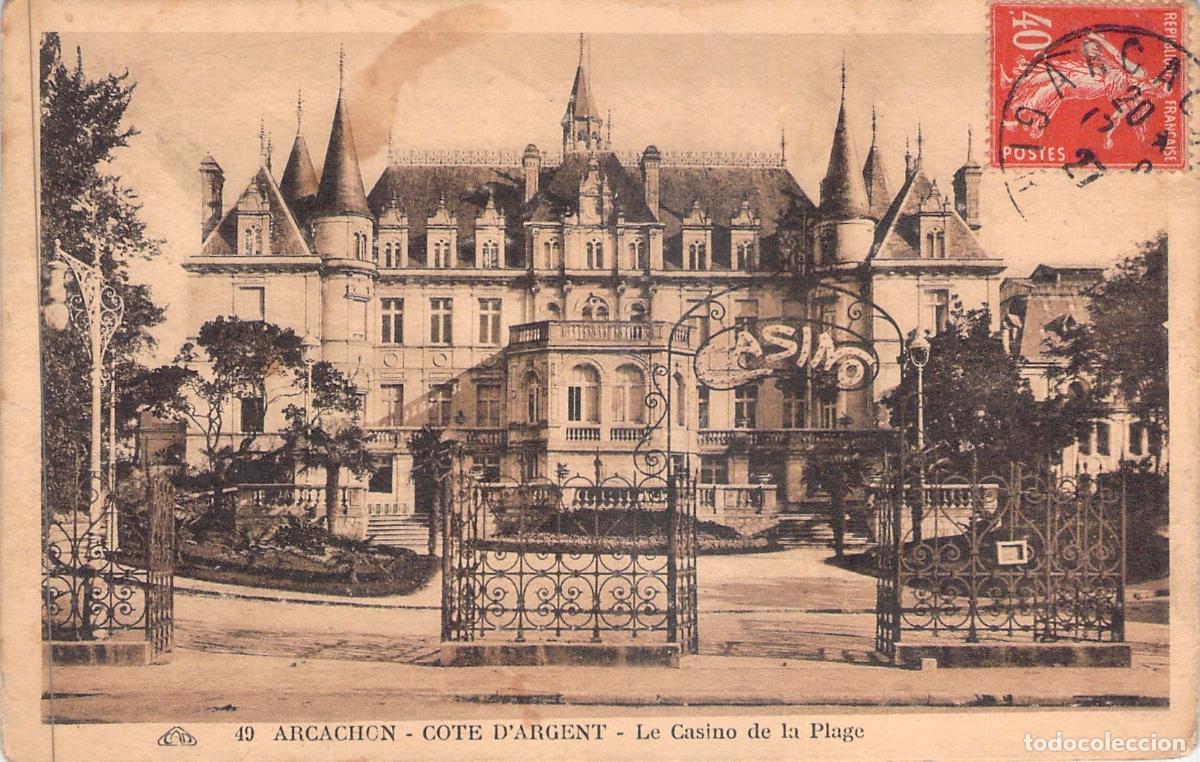 Postales: Postal de Arcachon, Casino de la Plage, Cote d'Argent, Francia