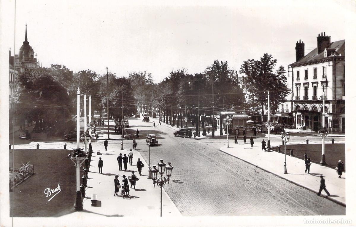 Postales: Postal de la Avenue de Grammont en Tours, Francia