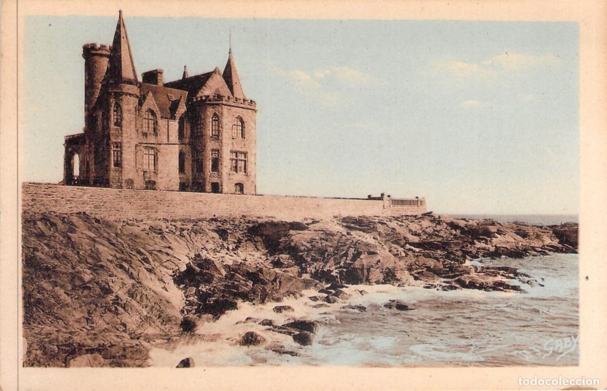 Postales: Postal de Quiberon, Morbihan - Pointe de Bec Land y el Castillo