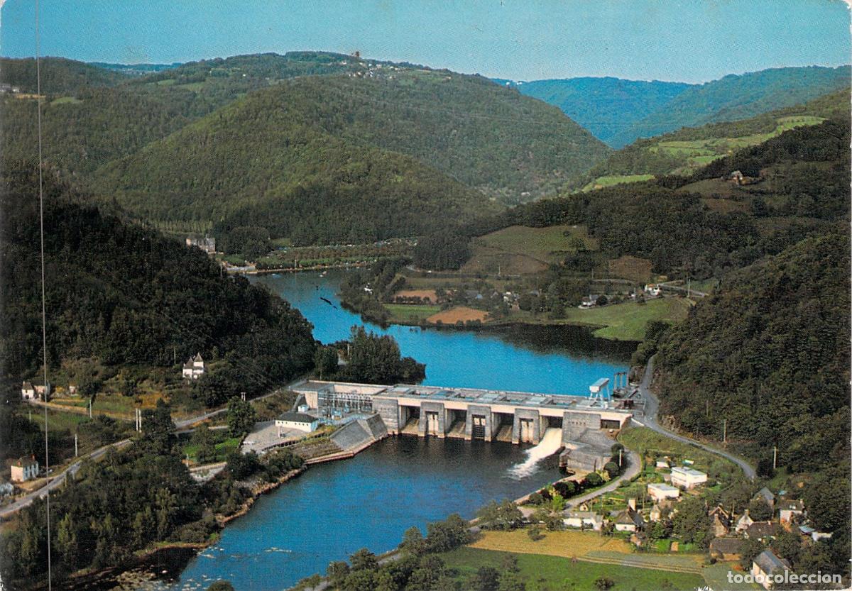 Postales: Postal de Vista A&eacute;rea del Barrage du Sablier en Argentat