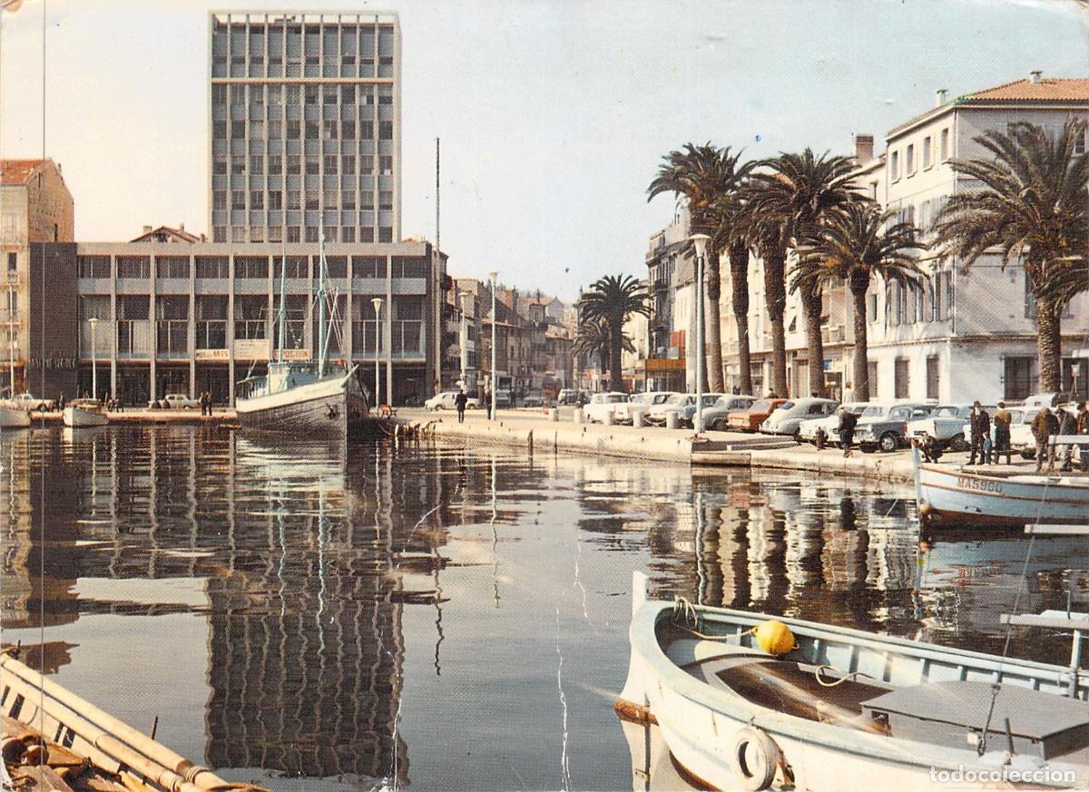 Postales: Postal de La Seyne-sur-Mer Francia Puerto y Ayuntamiento