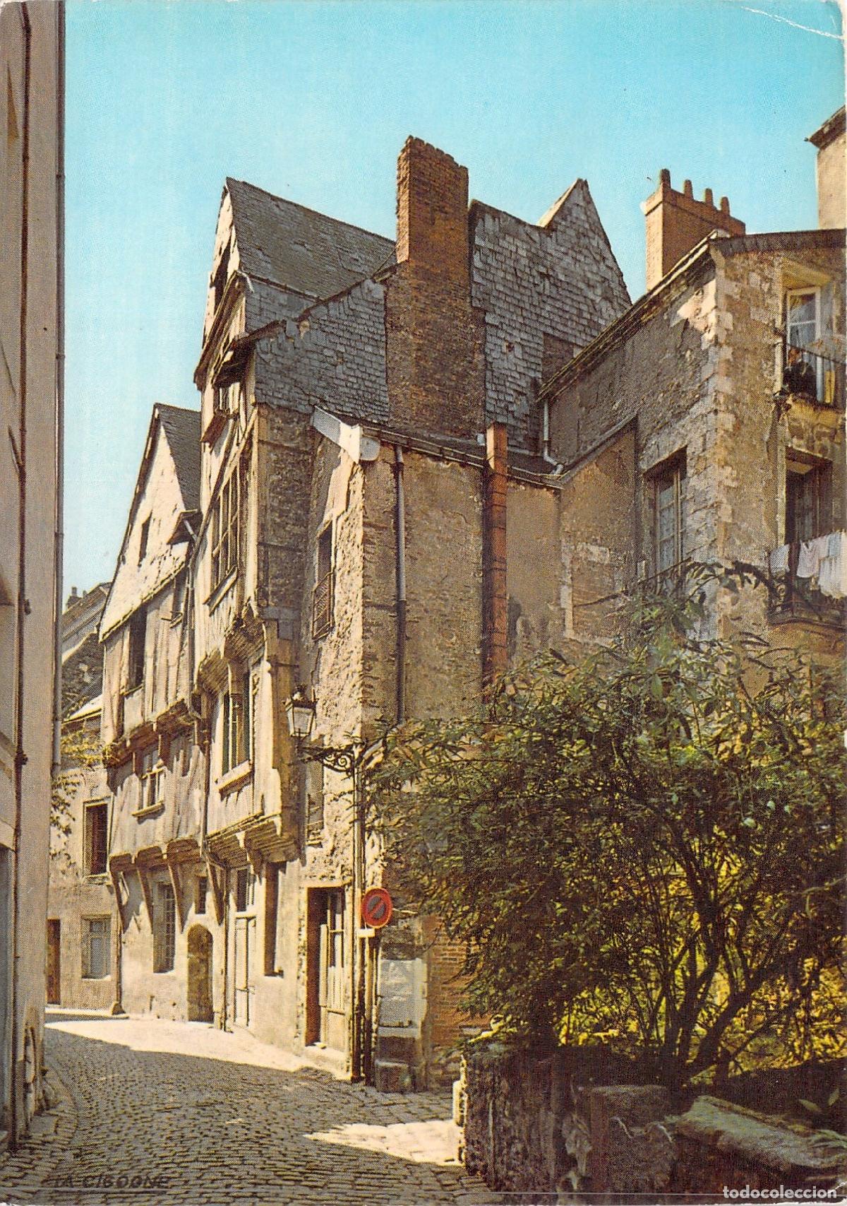 Postales: Postal de Nantes, Casas Antiguas de la Calle Bossuet