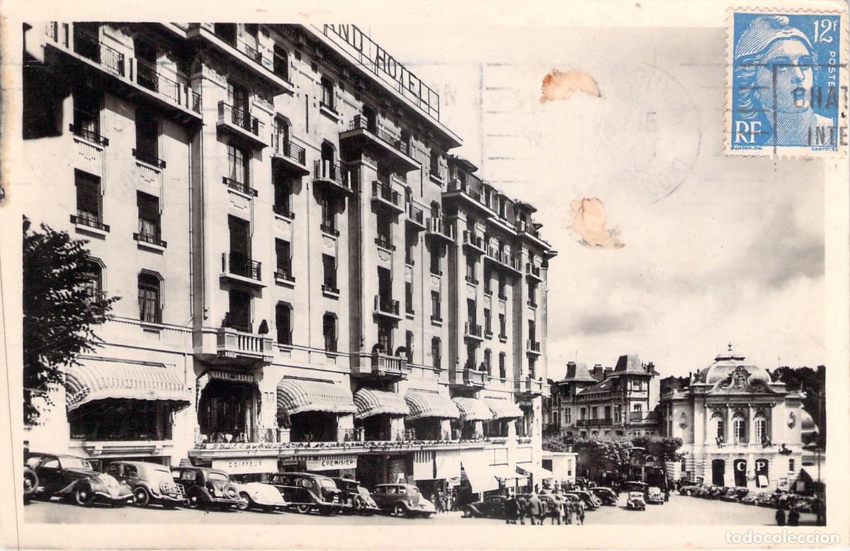 Postcards: Postal de Ch&acirc;tel-Guyon, Francia - Le Grand H&ocirc;tel y el Teatro