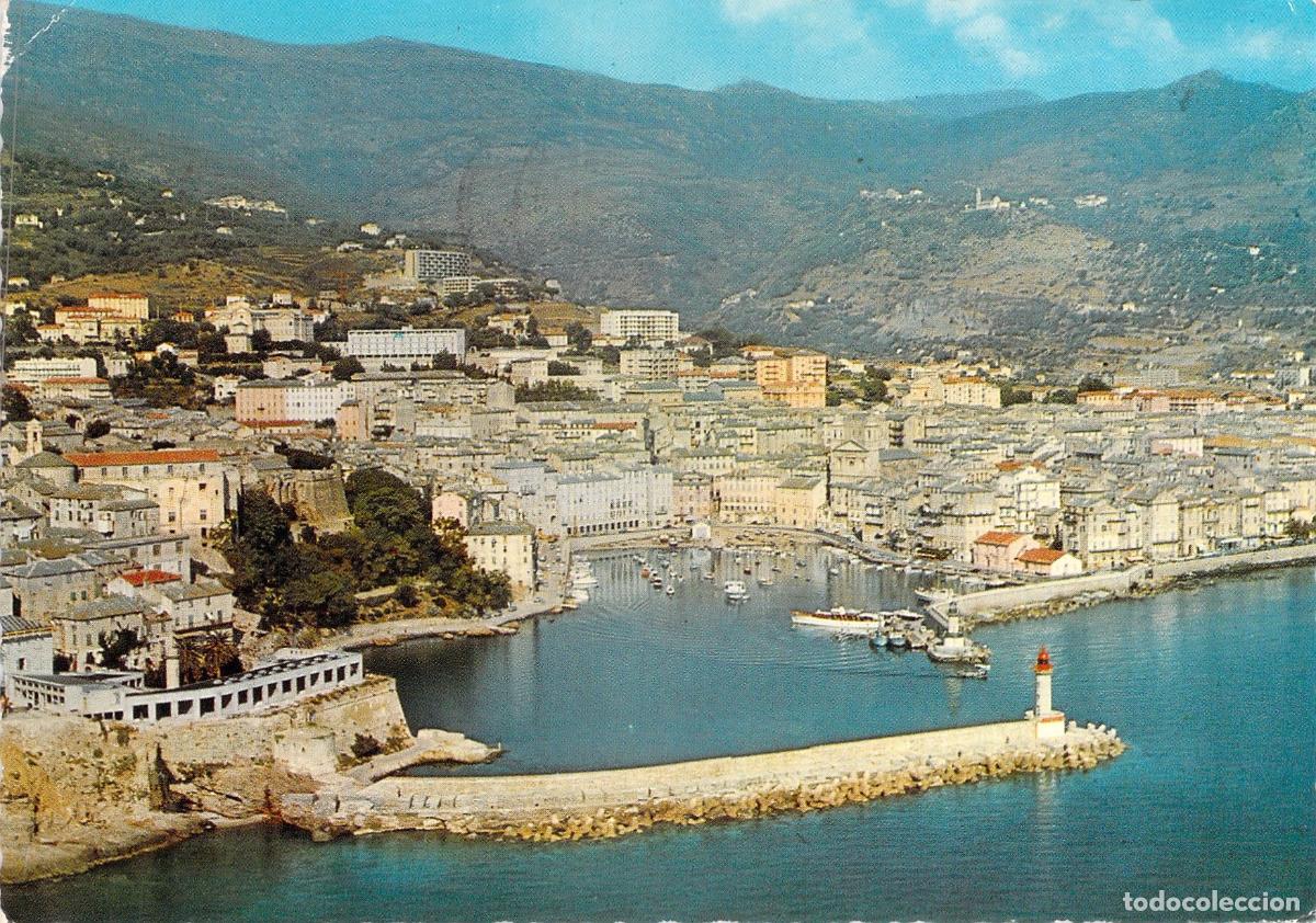 Postales: Postal de Bastia, C&oacute;rcega - Vista del Puerto Viejo y el Faro