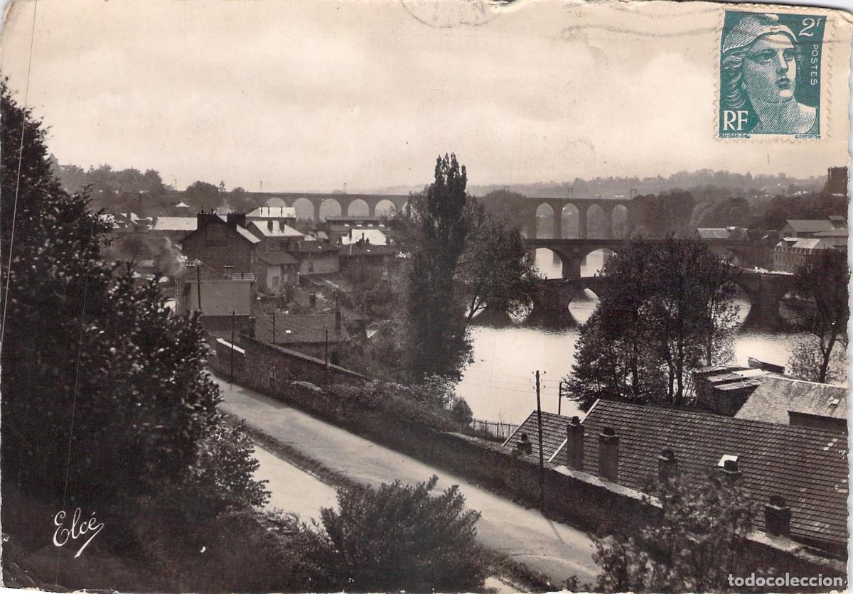 Postales: Postal de Limoges - Vista de los Tres Puentes, Haute-Vienne