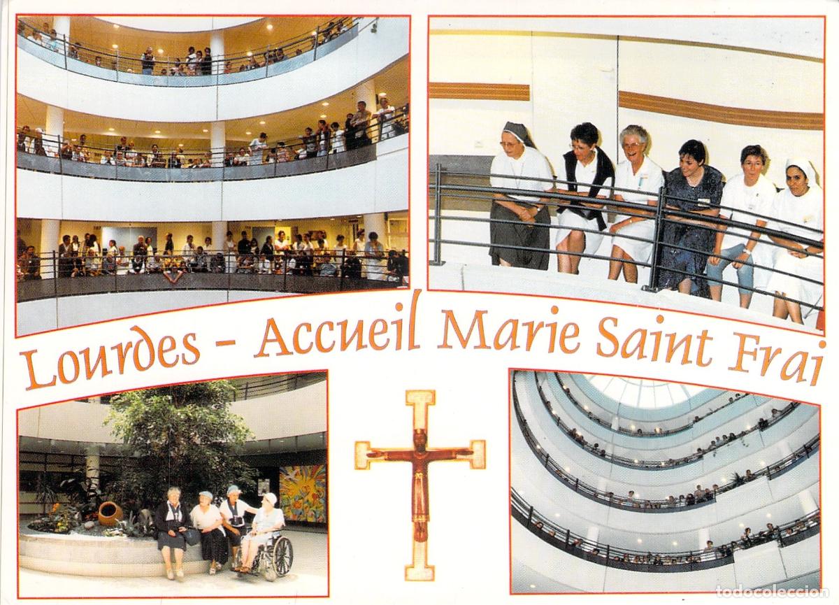 Postales: Postal Multivista de Lourdes Accueil Marie Saint Frai Francia