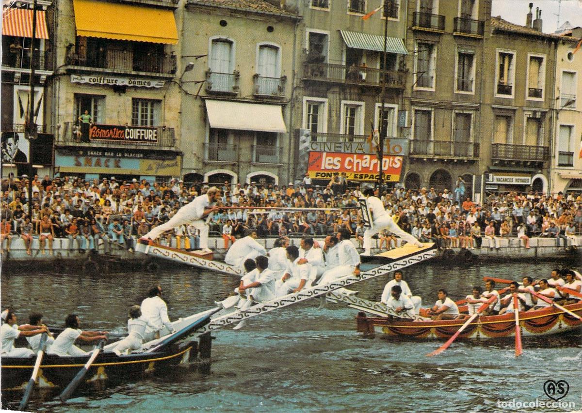 Postales: Postal de S&egrave;te Francia Justas N&aacute;uticas Tradicionales en H&eacute;rault