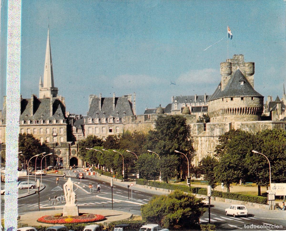 Postales: Postal de Saint-Malo, Francia - Puerta San Vicente y el Torre&oacute;n (Donjon)