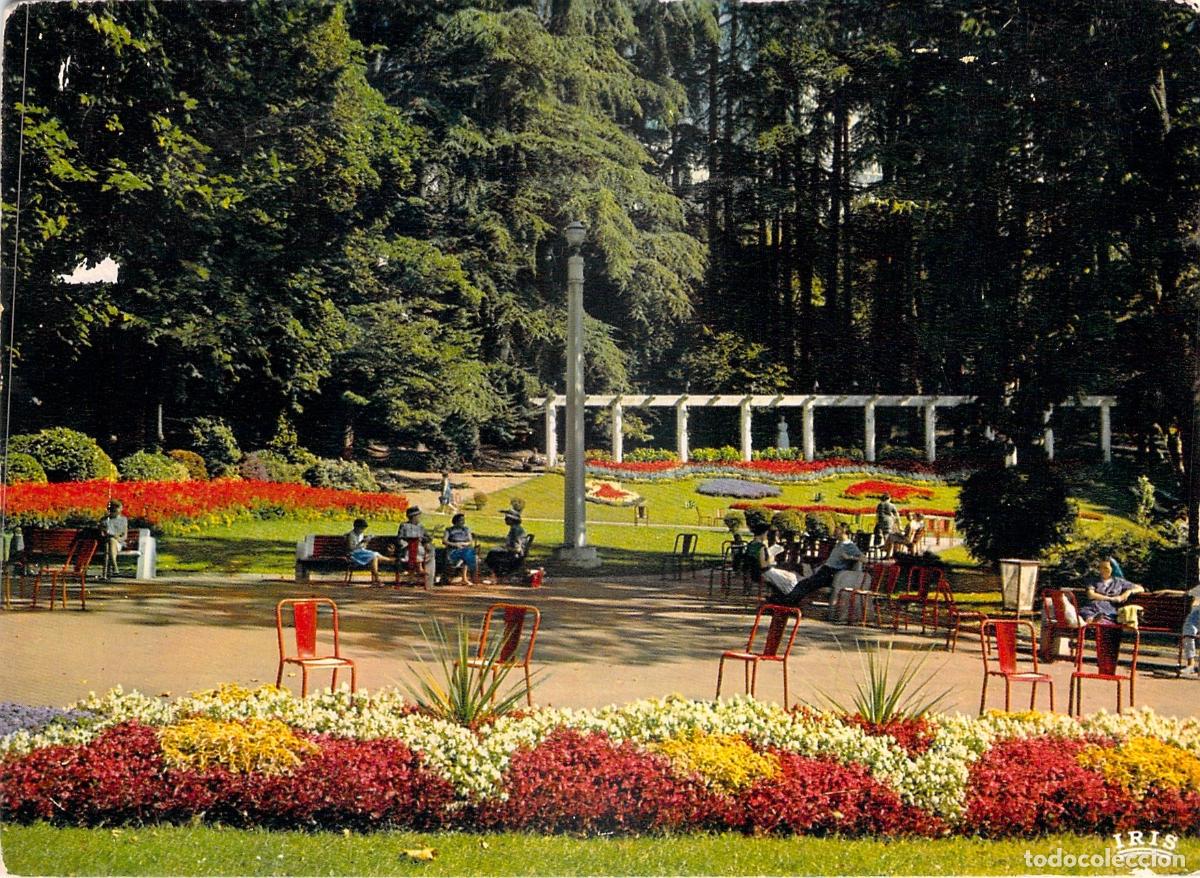 Postales: Postal de Aix-les-Bains: El Parque Termal y su P&eacute;rgola
