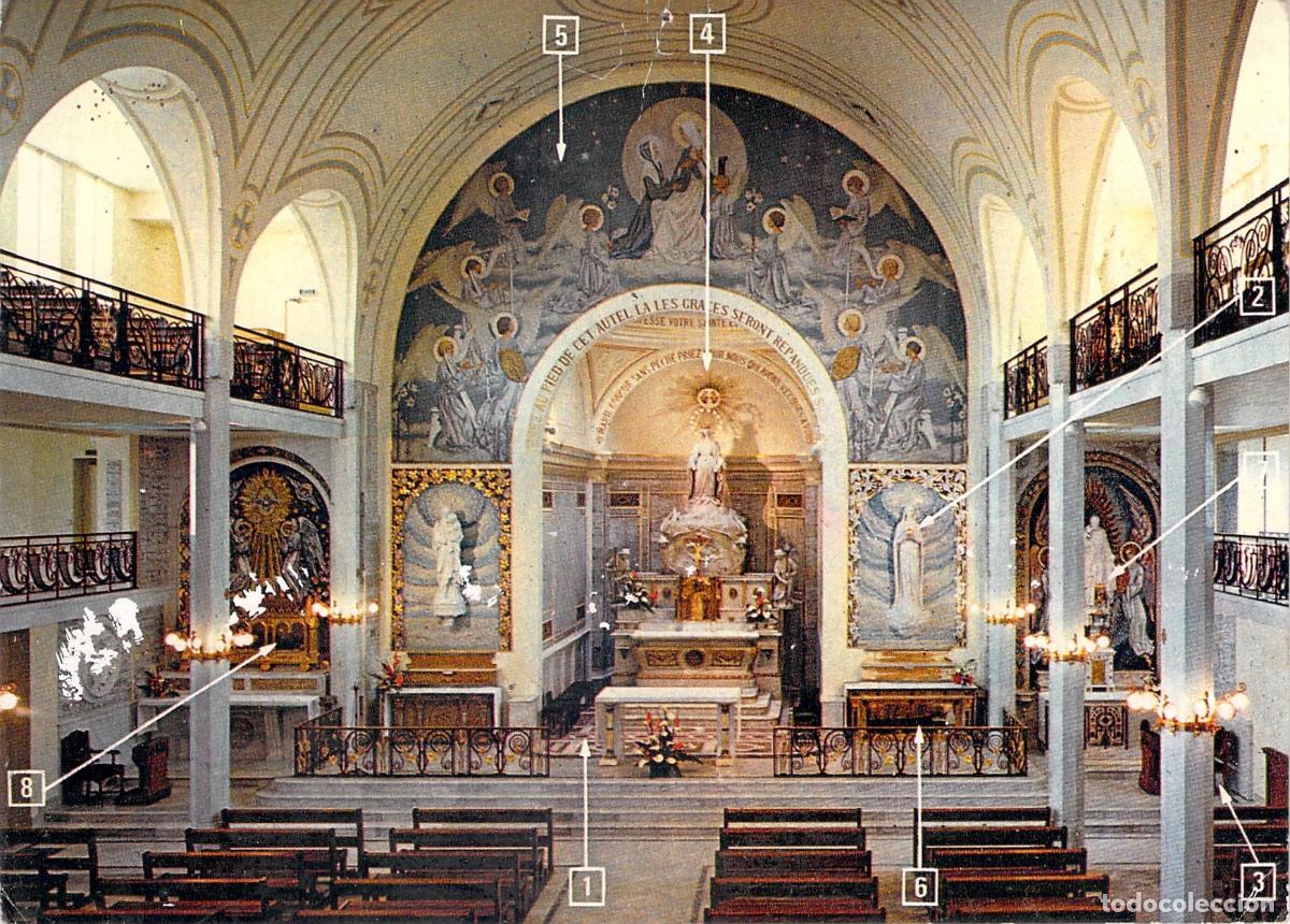 Postales: Postal de la Capilla de la Medalla Milagrosa en Par&iacute;s