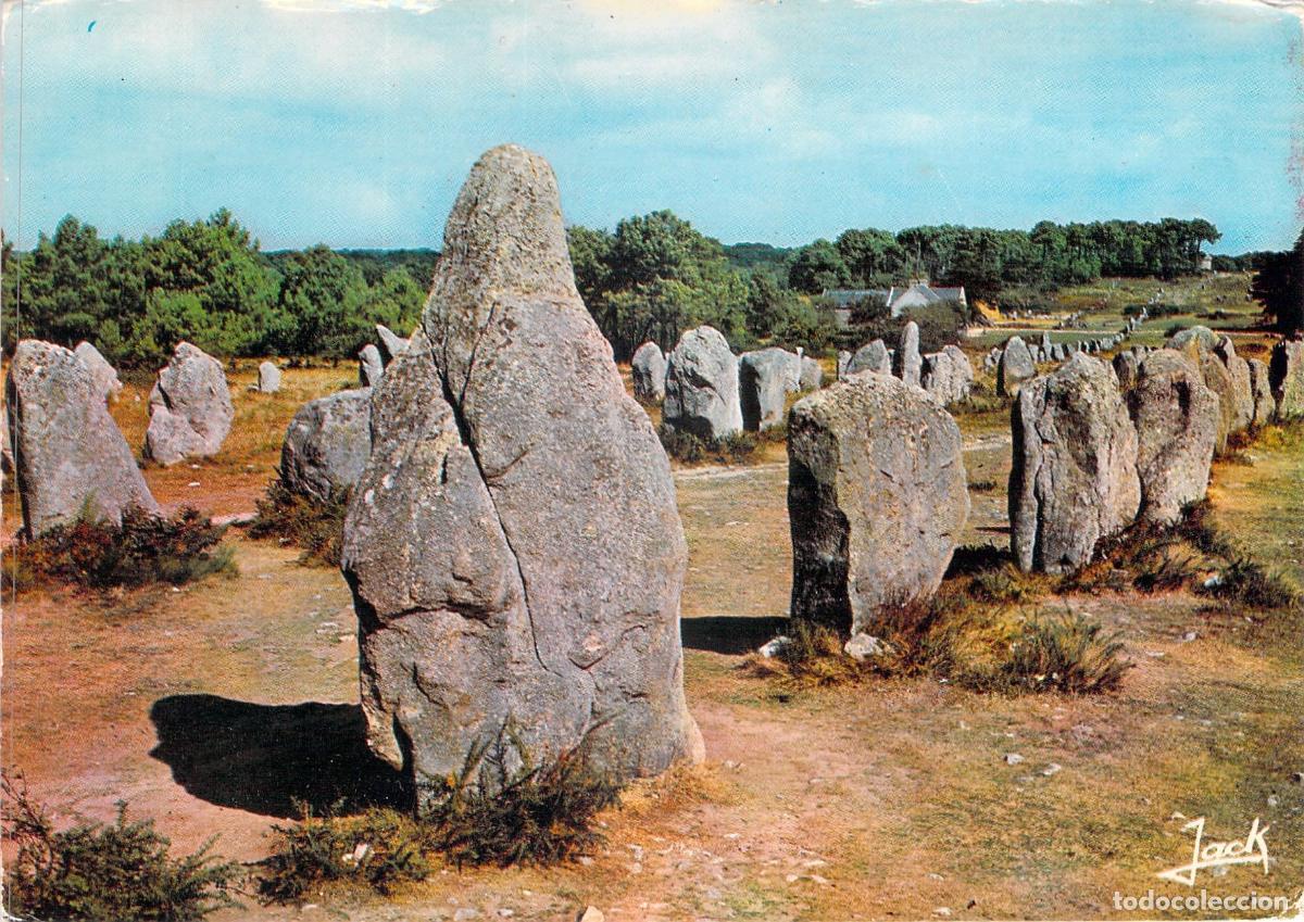 Postcards: Postal de los Alineamientos de Kermario en Carnac, Breta&ntilde;a