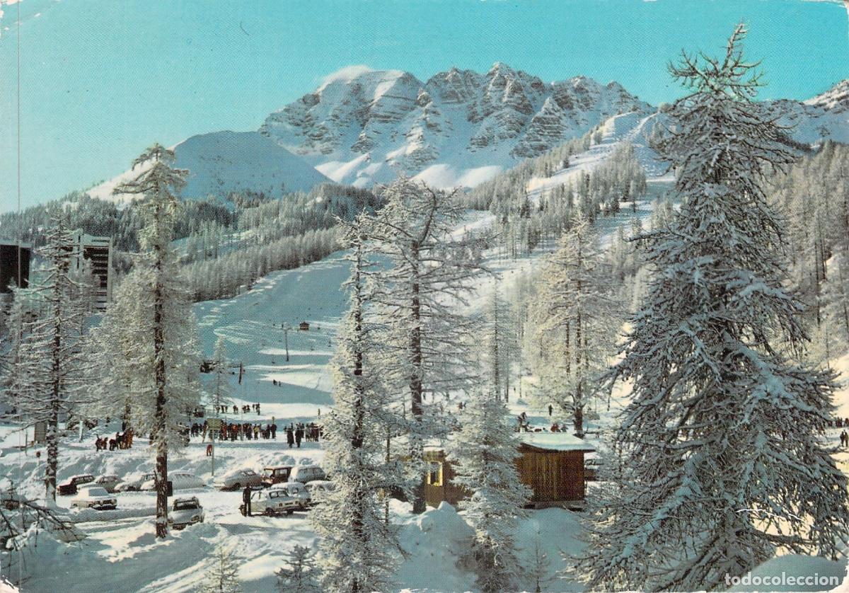 Postcards: Postal de Vars Hautes-Alpes Estaci&oacute;n de Esqu&iacute; en Invierno