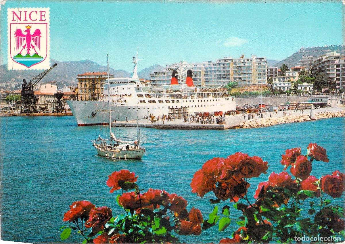 Postcards: Postal del Puerto de Niza con el Transbordador Fred Scamaroni