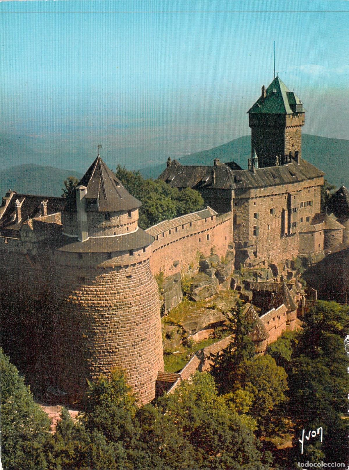 Postcards: Postal Castillo del Haut-Koenigsbourg en Alsacia Francia