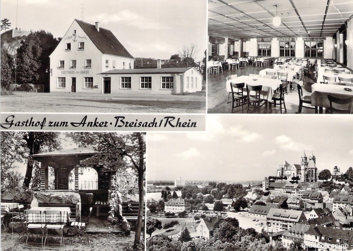 Postales: Postal de Breisach am Rhein, Gasthof zum Anker y Vistas de la Ciudad