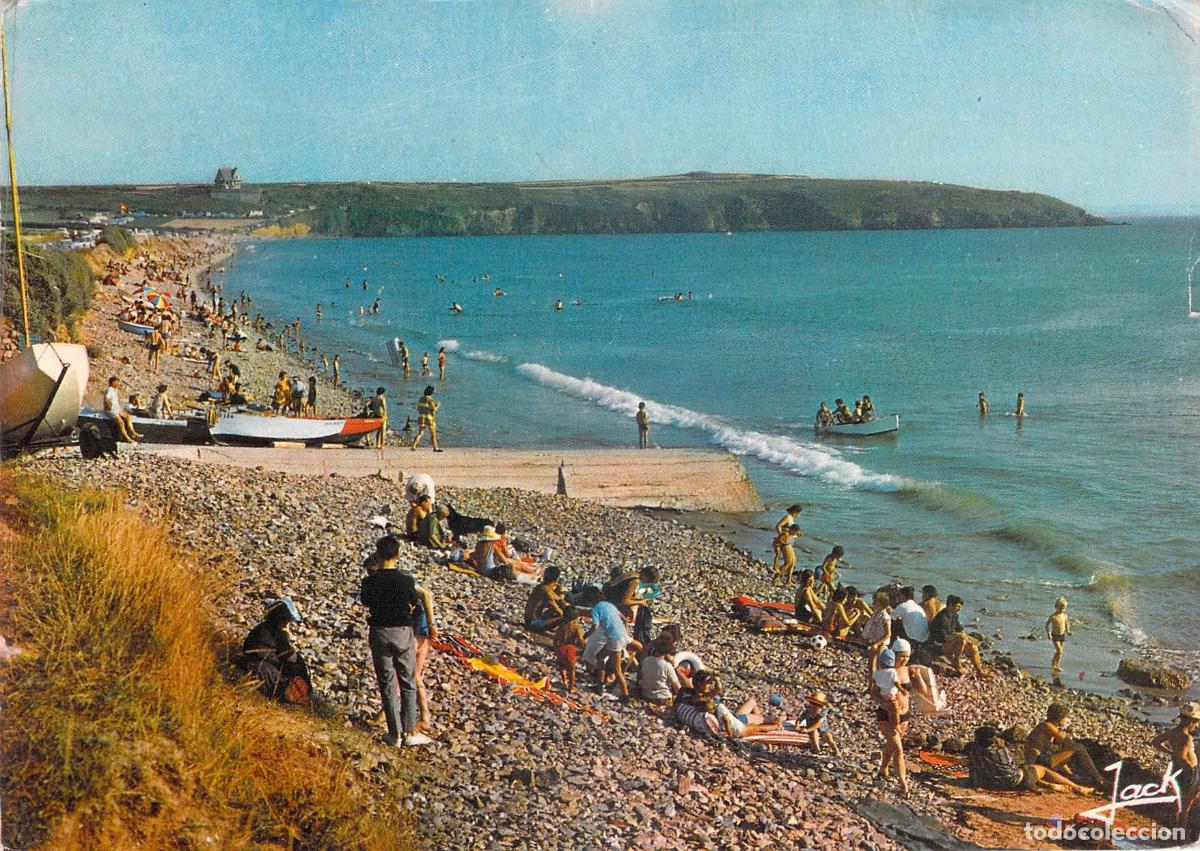 Postales: Postal de la Playa de Telgruc en Finisterre, Breta&ntilde;a, Francia